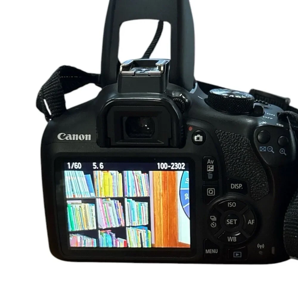 Canon EOS Rebel T6 DSLR Camera Bundle 2 Lens,   Battery/Charger SD Card Bag HDMI